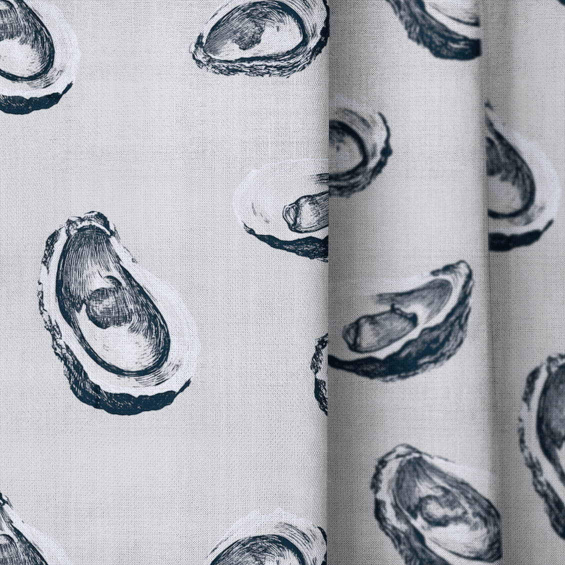 Oyster Bar - Curtain Panel - The Drapery