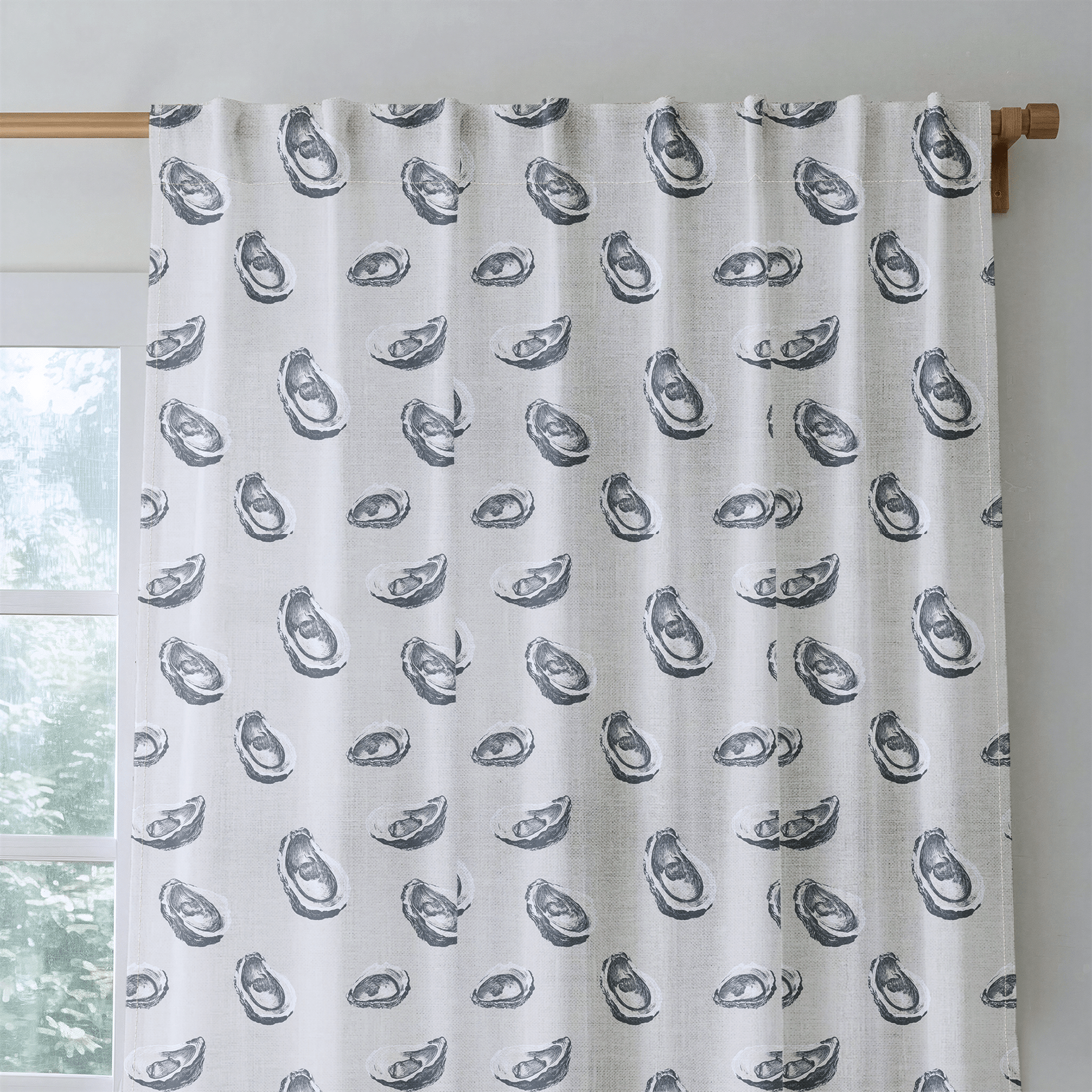 Oyster Bar - Curtain Panel - The Drapery