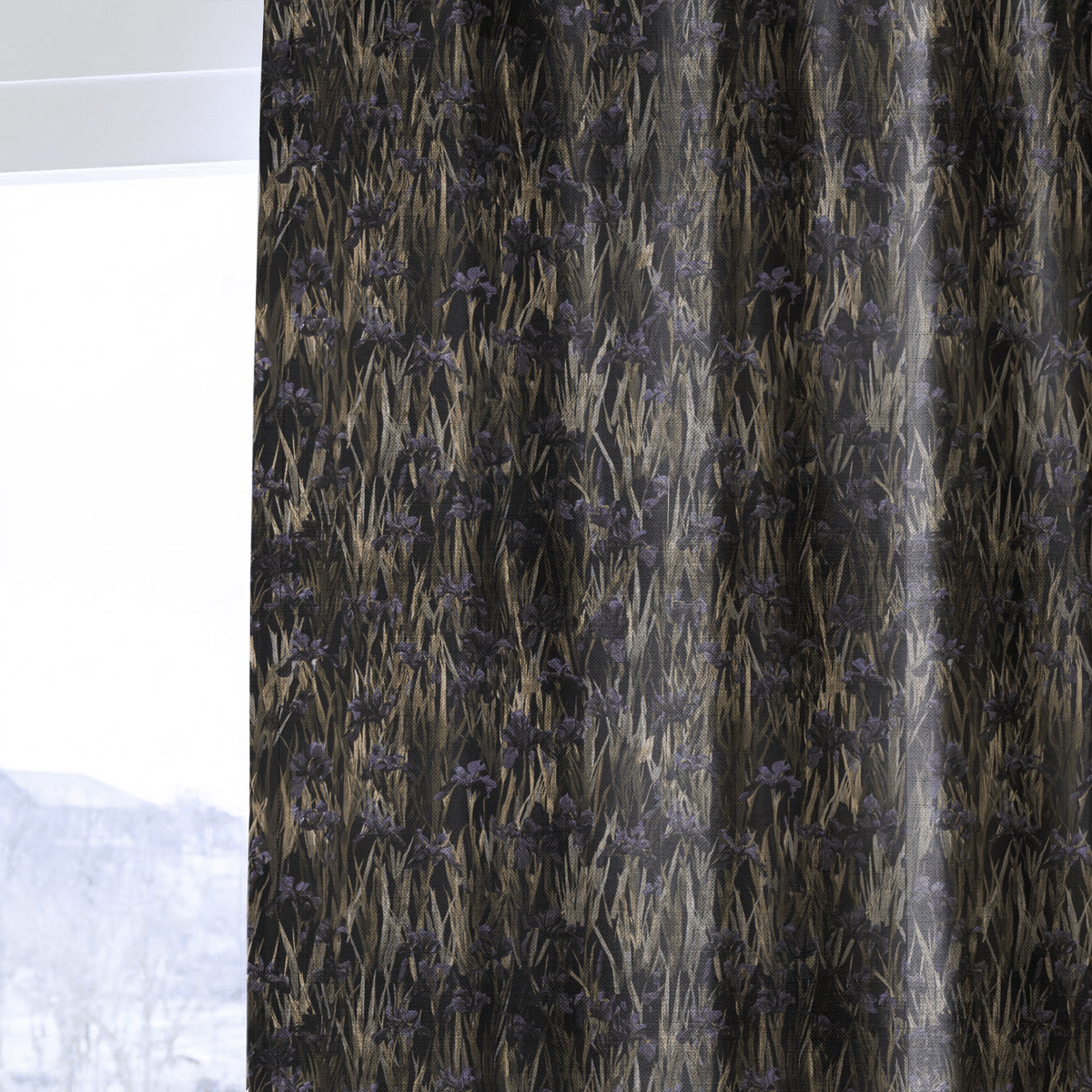 Ozark Nocturne - Curtain Panel - The Drapery