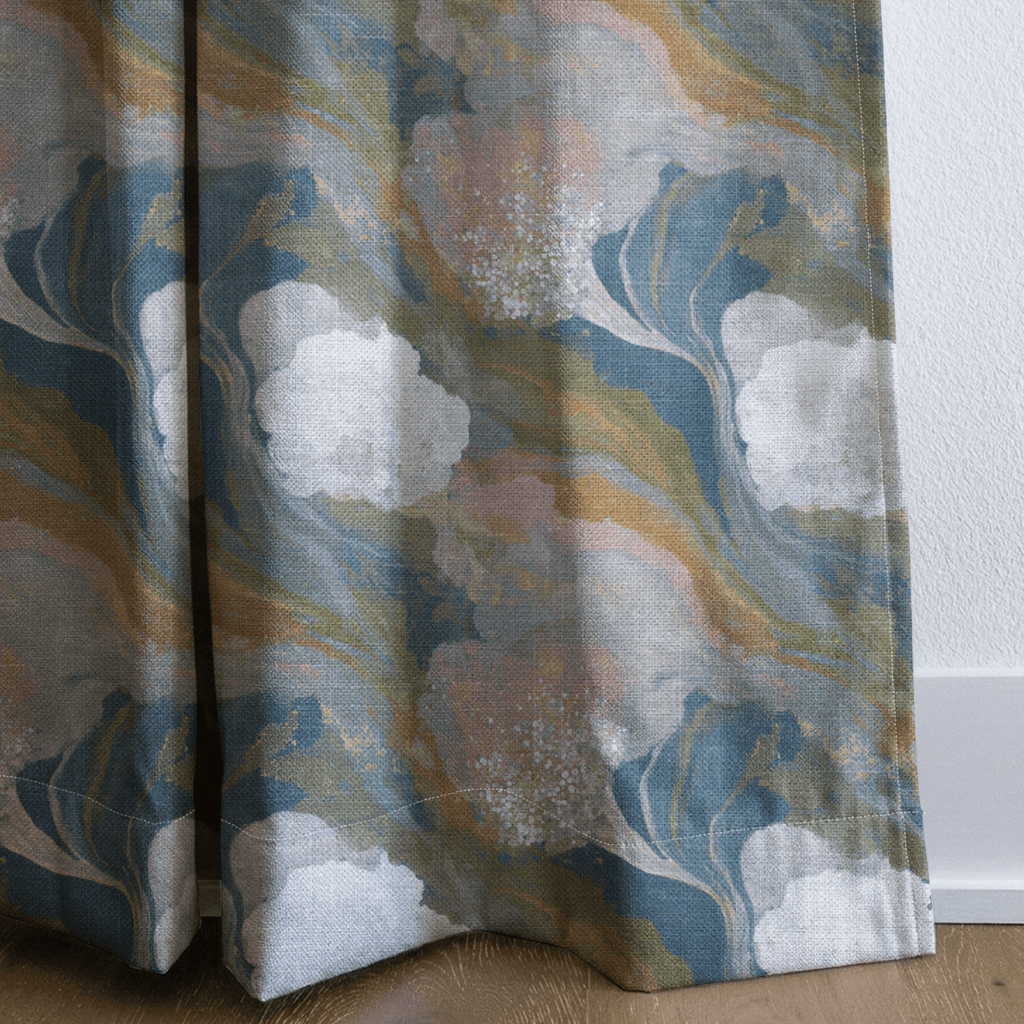 Painted Petals - Curtain Panel - The Drapery