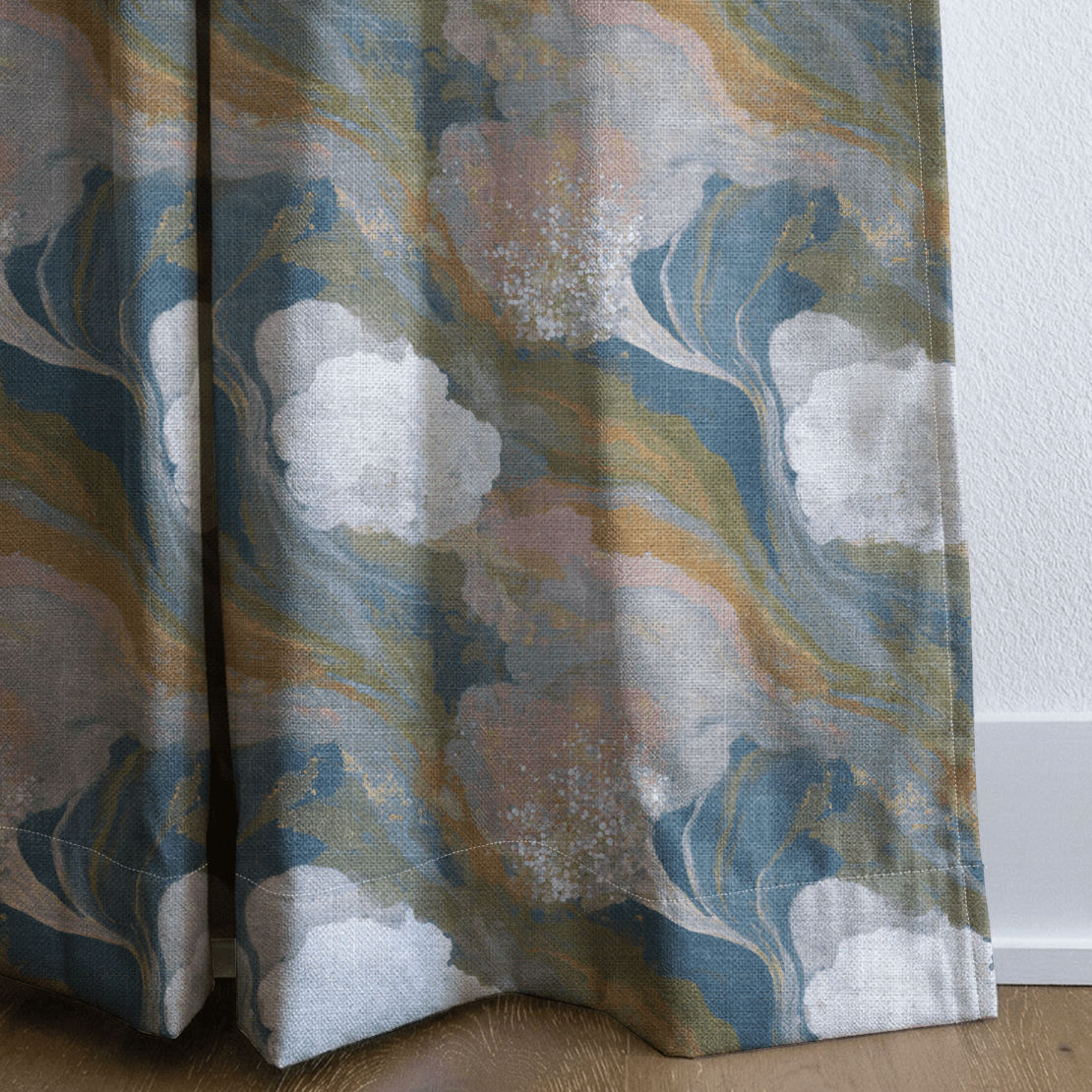 Painted Petals - Curtain Panel - The Drapery