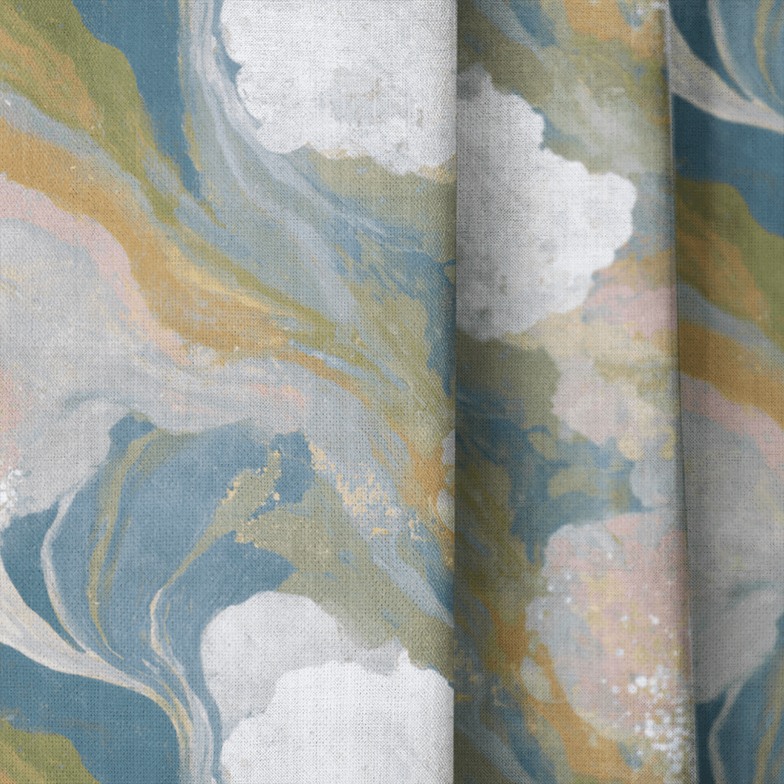 Painted Petals - Curtain Panel - The Drapery
