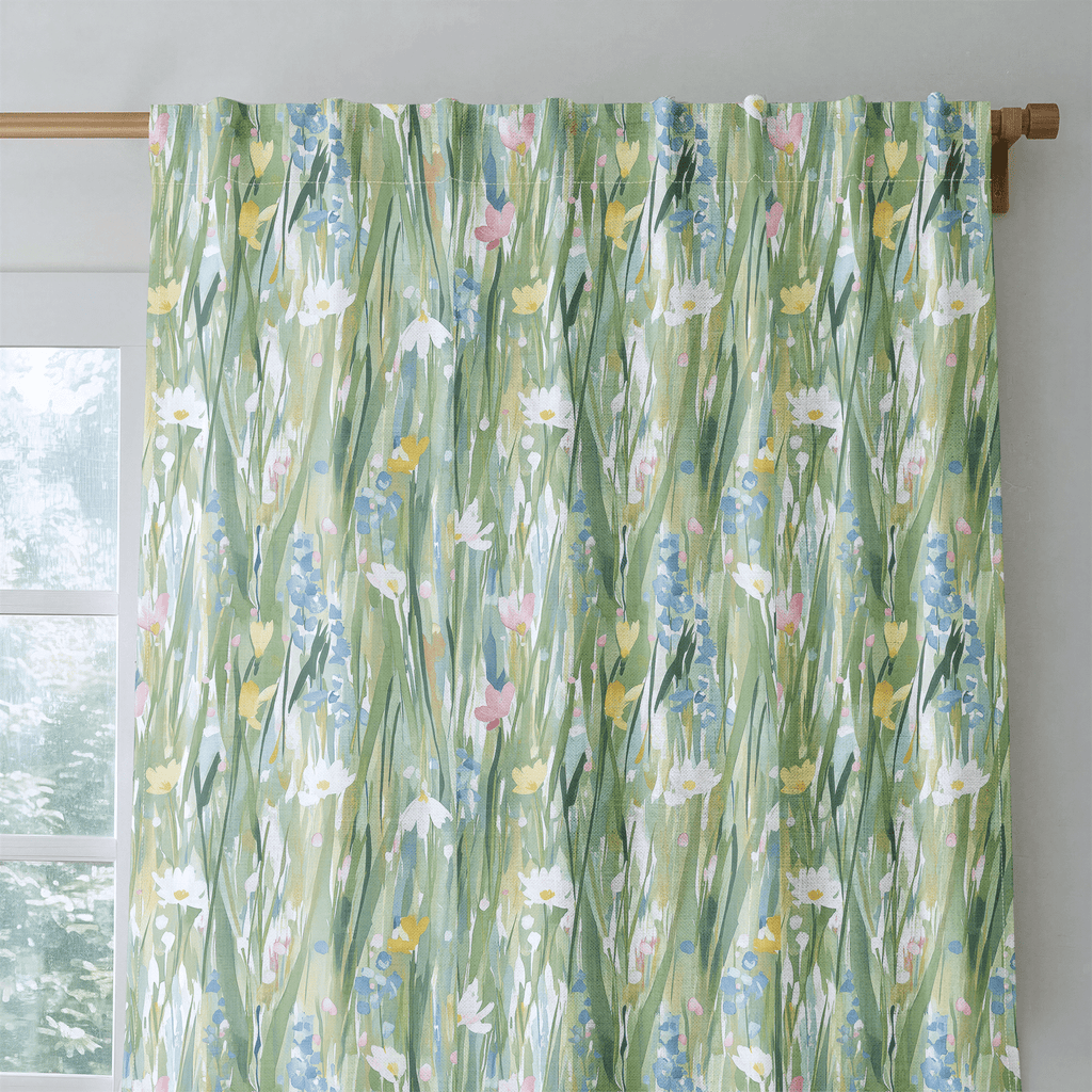 Painter's Meadow - Curtain Panel - The Drapery