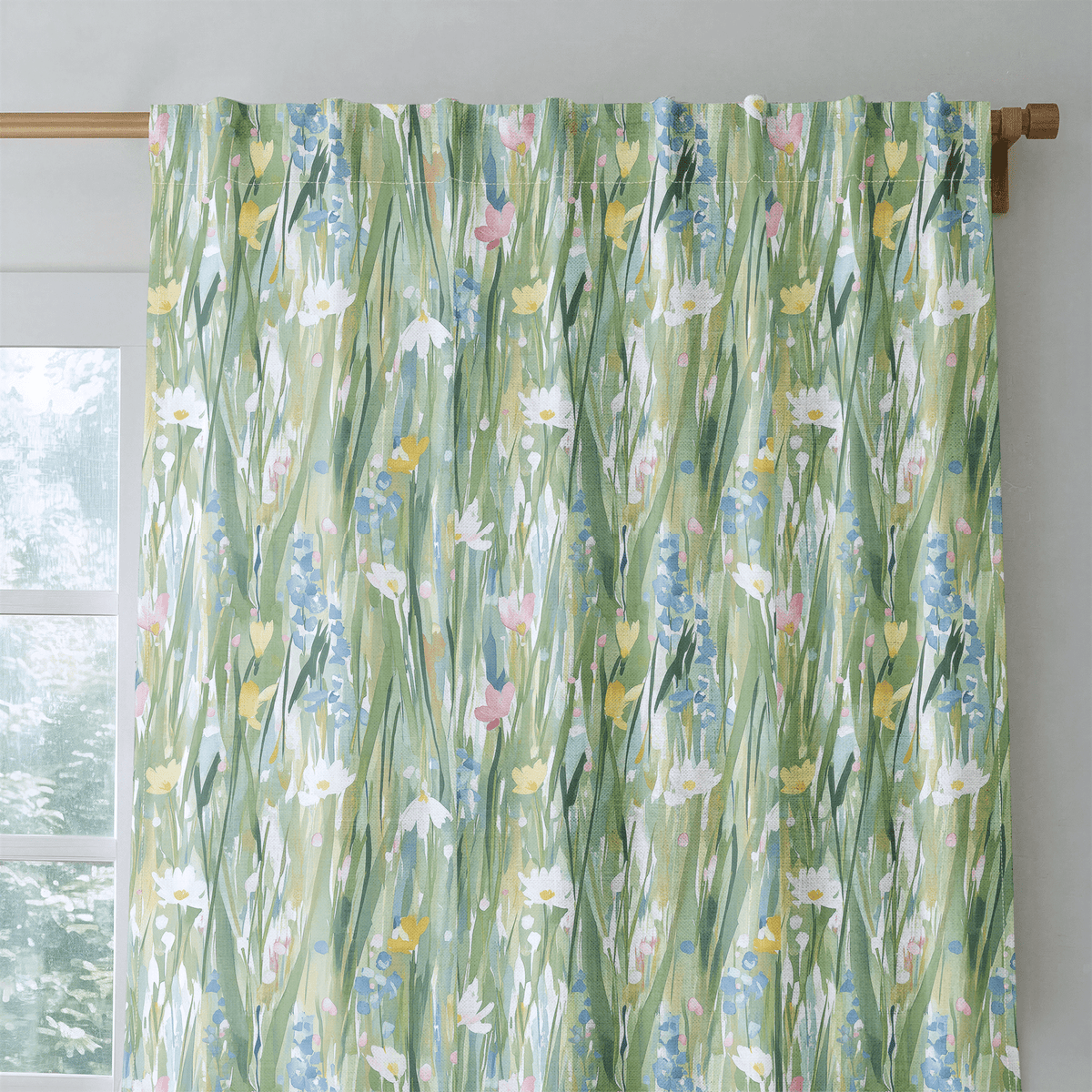Painter's Meadow - Curtain Panel - The Drapery