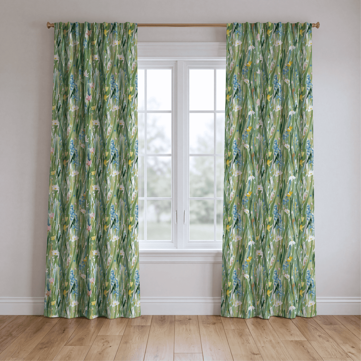 Painter's Meadow - Curtain Panel - The Drapery