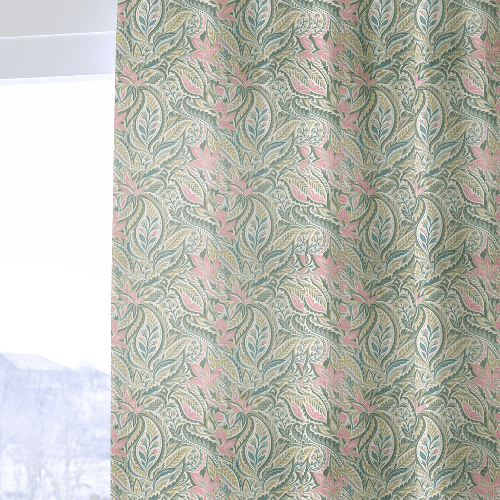 Paisley Sherbet - Curtain Panel - The Drapery