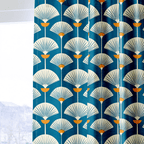 Palm Fanfare - Curtain Panel - The Drapery