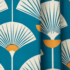 Palm Fanfare - Curtain Panel - The Drapery