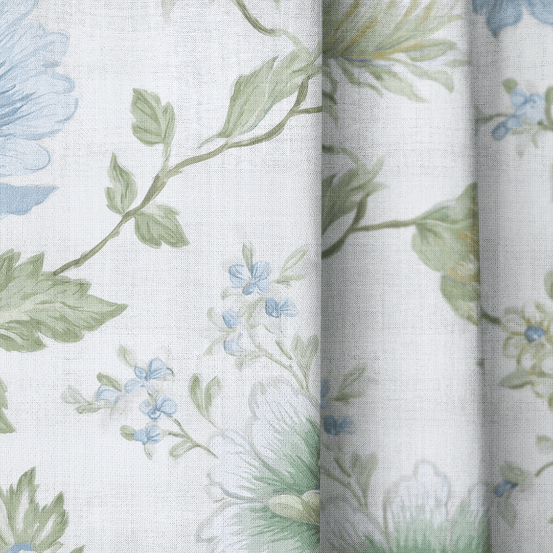 Palmer Florals - Curtain Panel - The Drapery