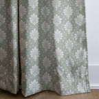 Palmetto Block Palms - Curtain Panel - The Drapery