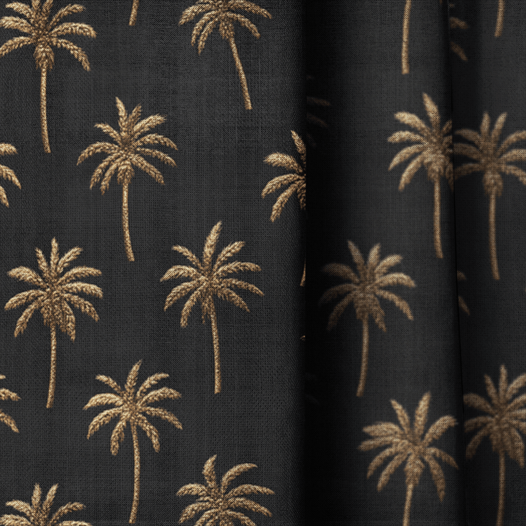 Palmetto - Curtain Panel - The Drapery