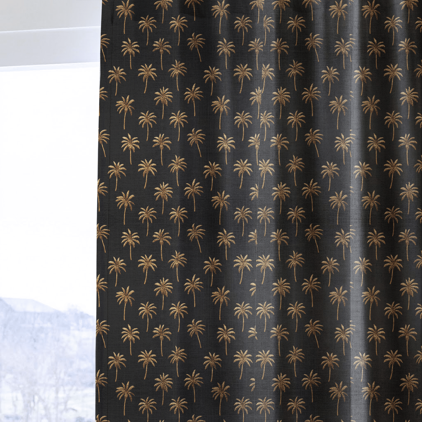 Palmetto - Curtain Panel - The Drapery