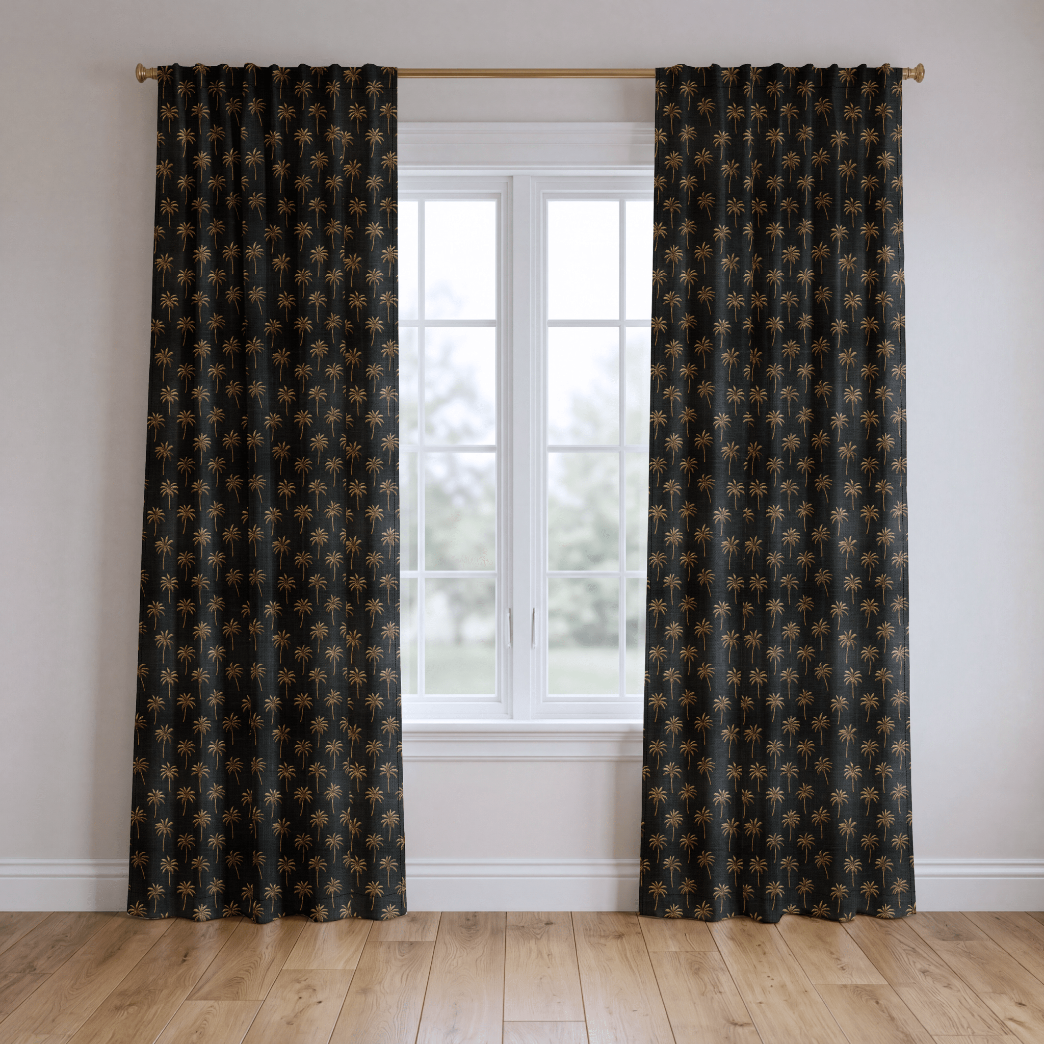 Palmetto - Curtain Panel - The Drapery