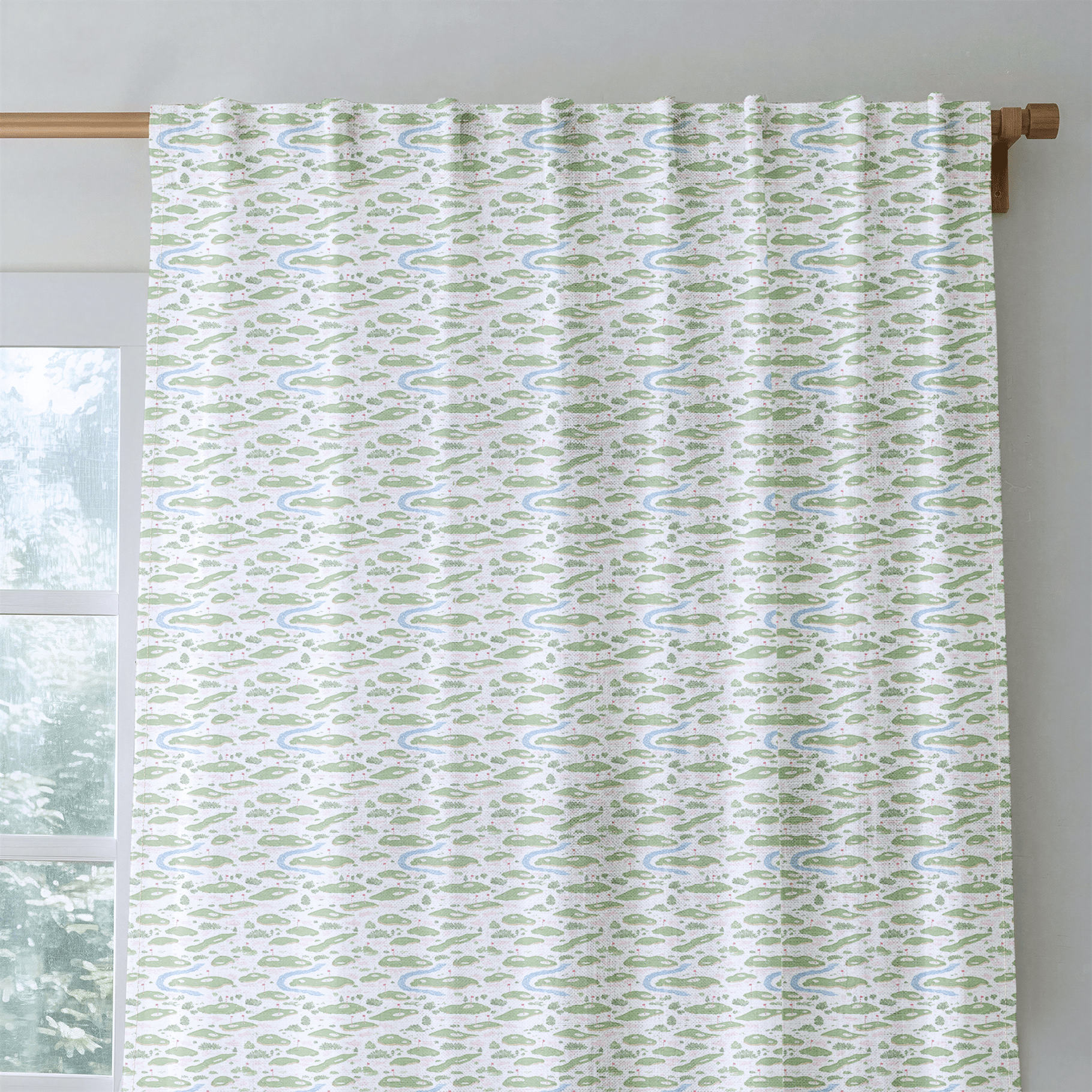 Par for the Course - Curtain Panel - The Drapery
