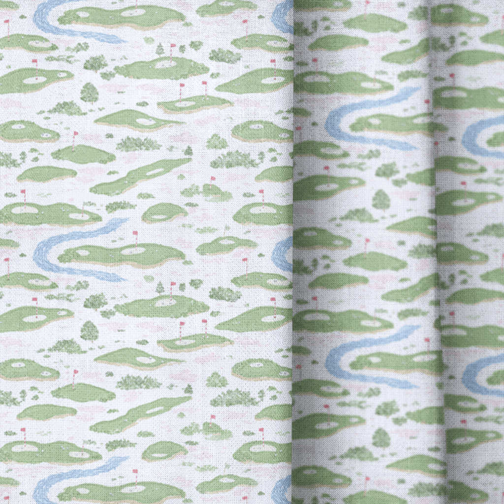 Par for the Course - Curtain Panel - The Drapery