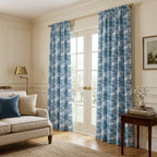 Paris Blue - Curtain Panel - The Drapery