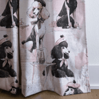 Parisian Poodles - Curtain Panel - The Drapery