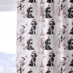 Parisian Poodles - Curtain Panel - The Drapery