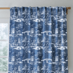 Parisian Stroll Toile - Curtain Panel - The Drapery