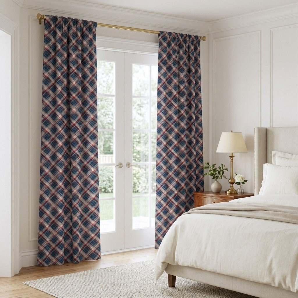 Parker Plaid - Curtain Panel - The Drapery