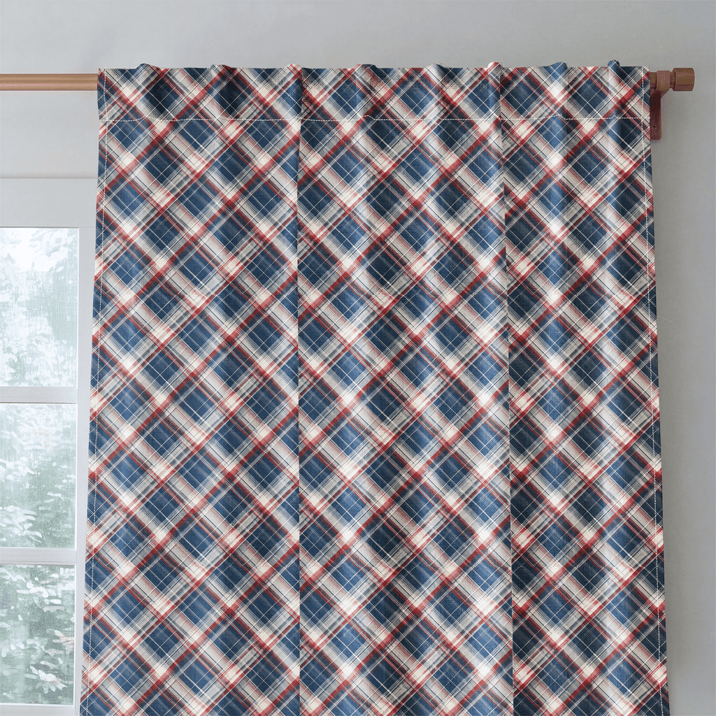 Parker Plaid - Curtain Panel - The Drapery