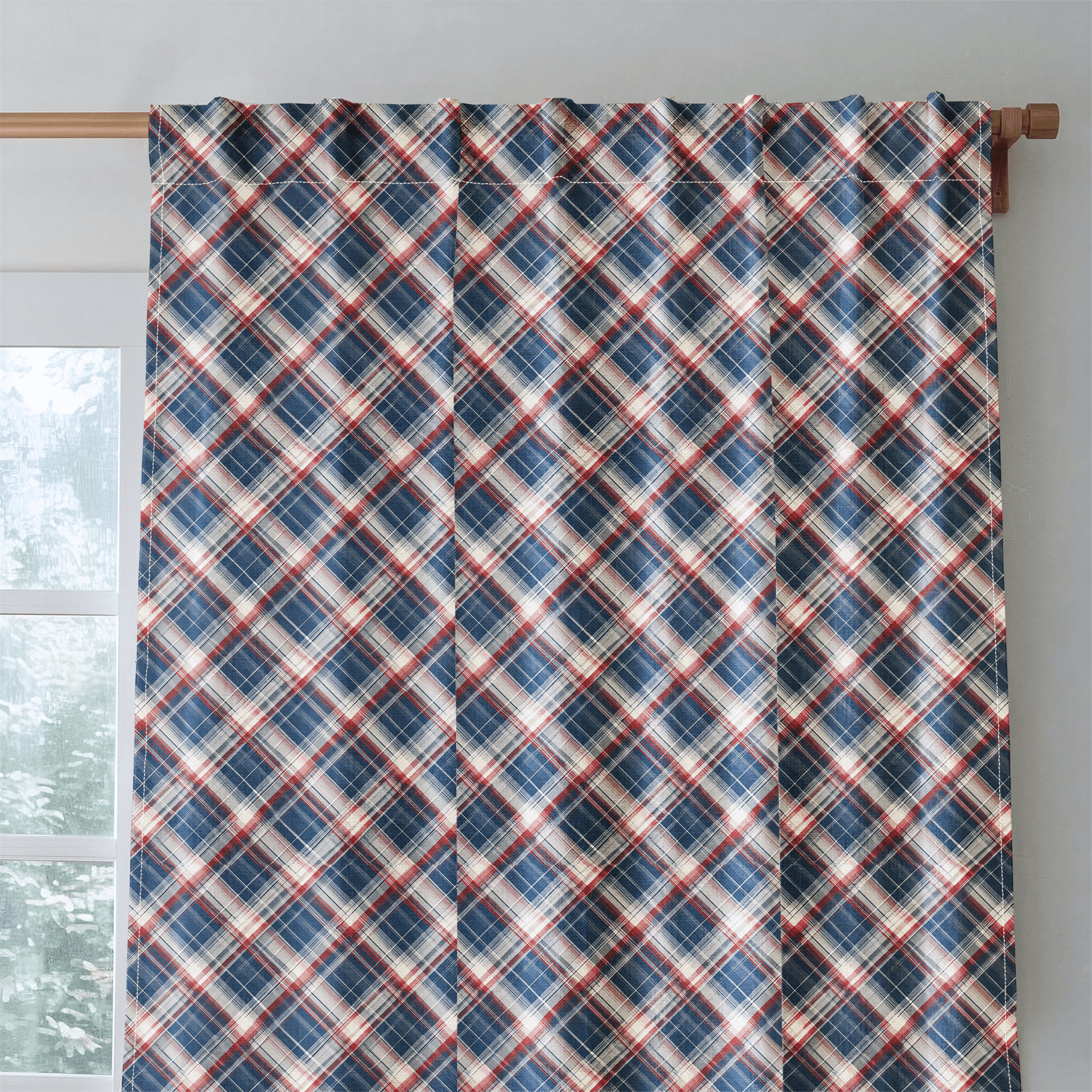 Parker Plaid - Curtain Panel - The Drapery