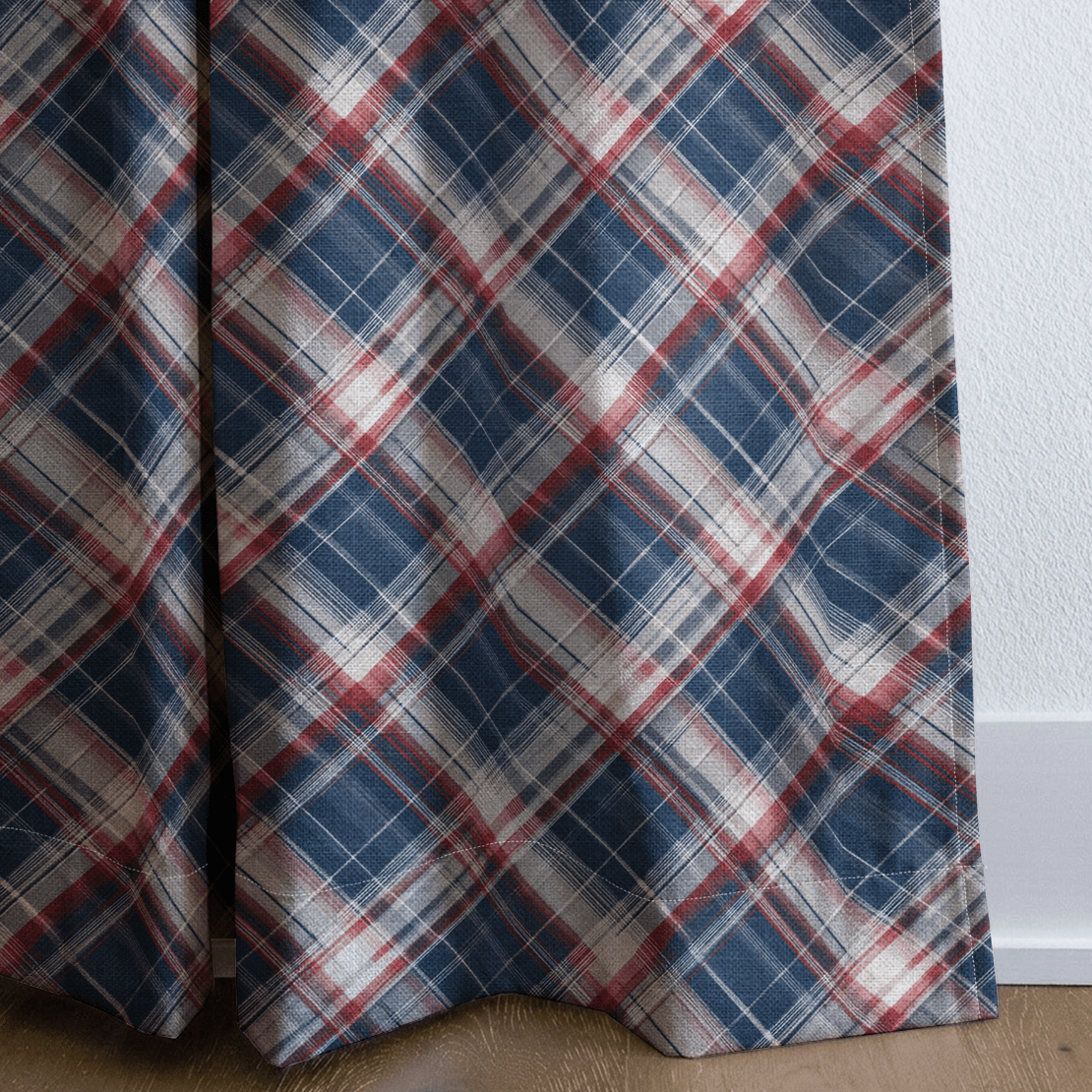 Parker Plaid - Curtain Panel - The Drapery