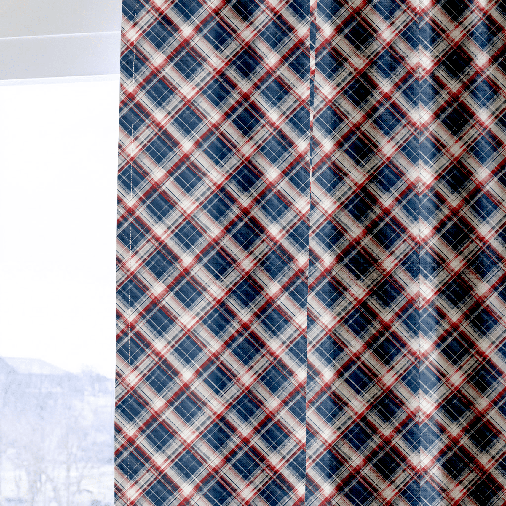 Parker Plaid - Curtain Panel - The Drapery
