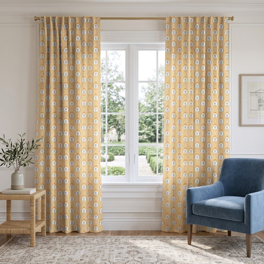 Parlor Pups - Curtain Panel - The Drapery