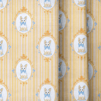 Parlor Pups - Curtain Panel - The Drapery