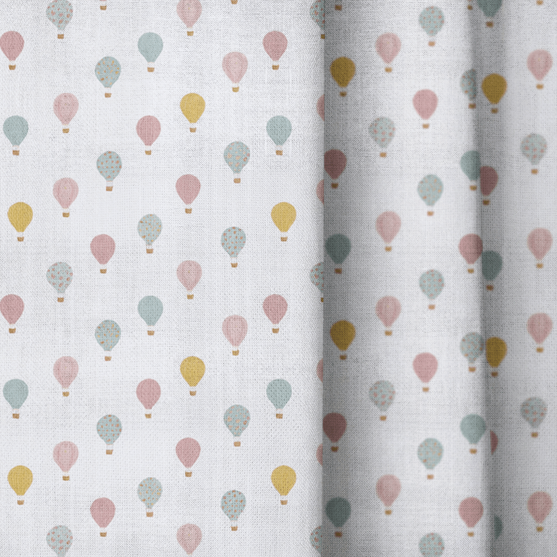 Pastel Balloons - Curtain Panel - The Drapery