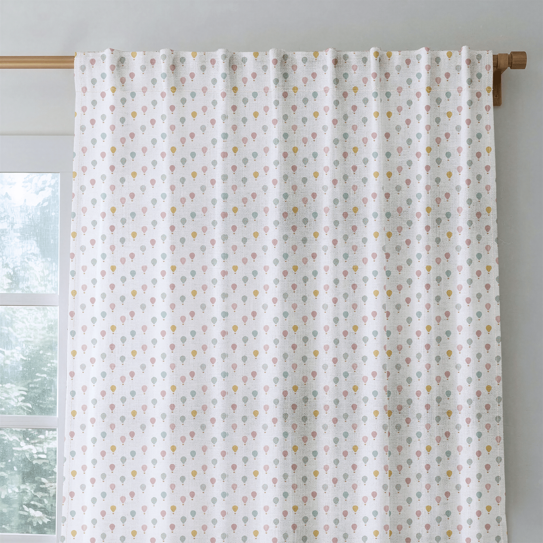Pastel Balloons - Curtain Panel - The Drapery