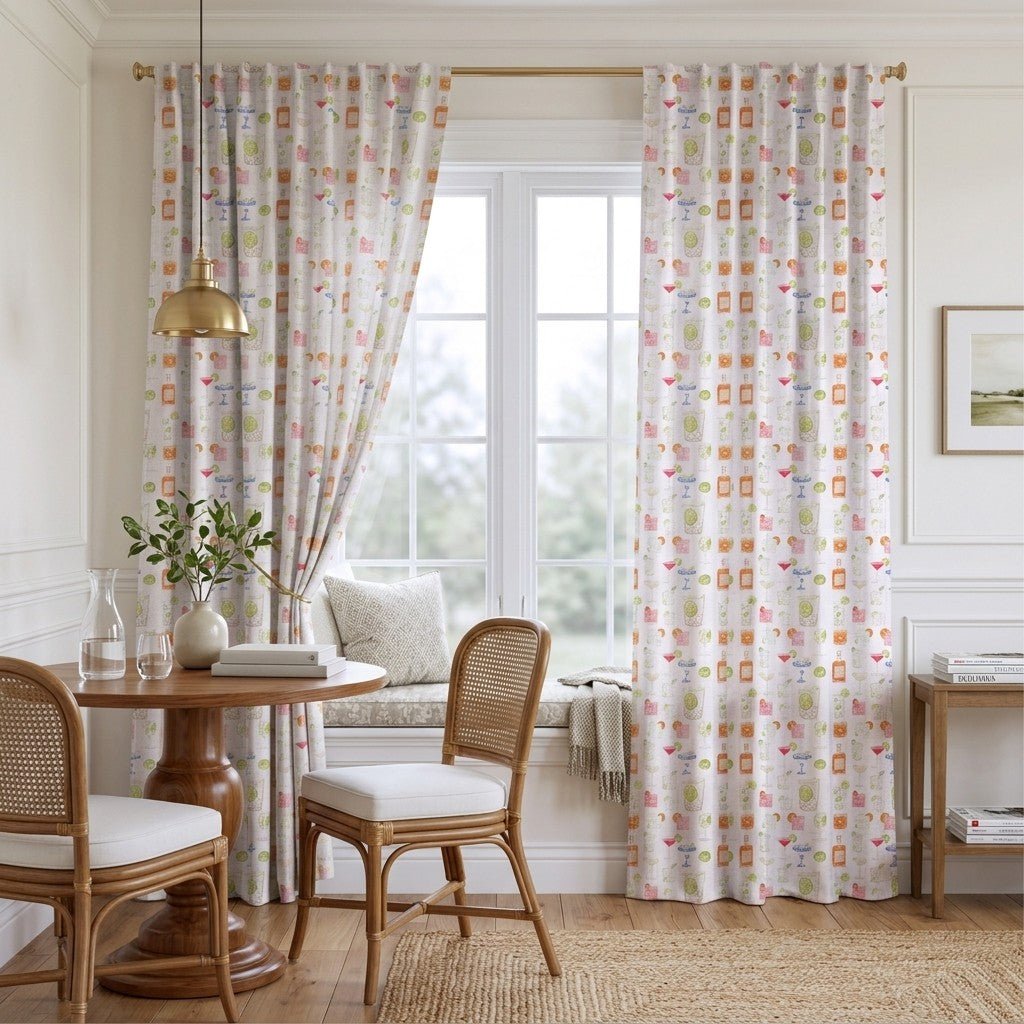 Pastel Cocktails - Curtain Panel - The Drapery