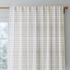 Pastel Gingham - Curtain Panel - The Drapery