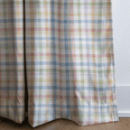 Pastel Gingham - Curtain Panel - The Drapery