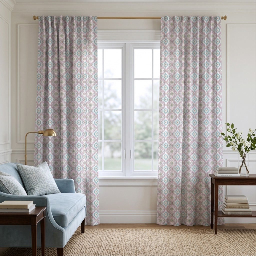 Pastel Mirage - Curtain Panel - The Drapery