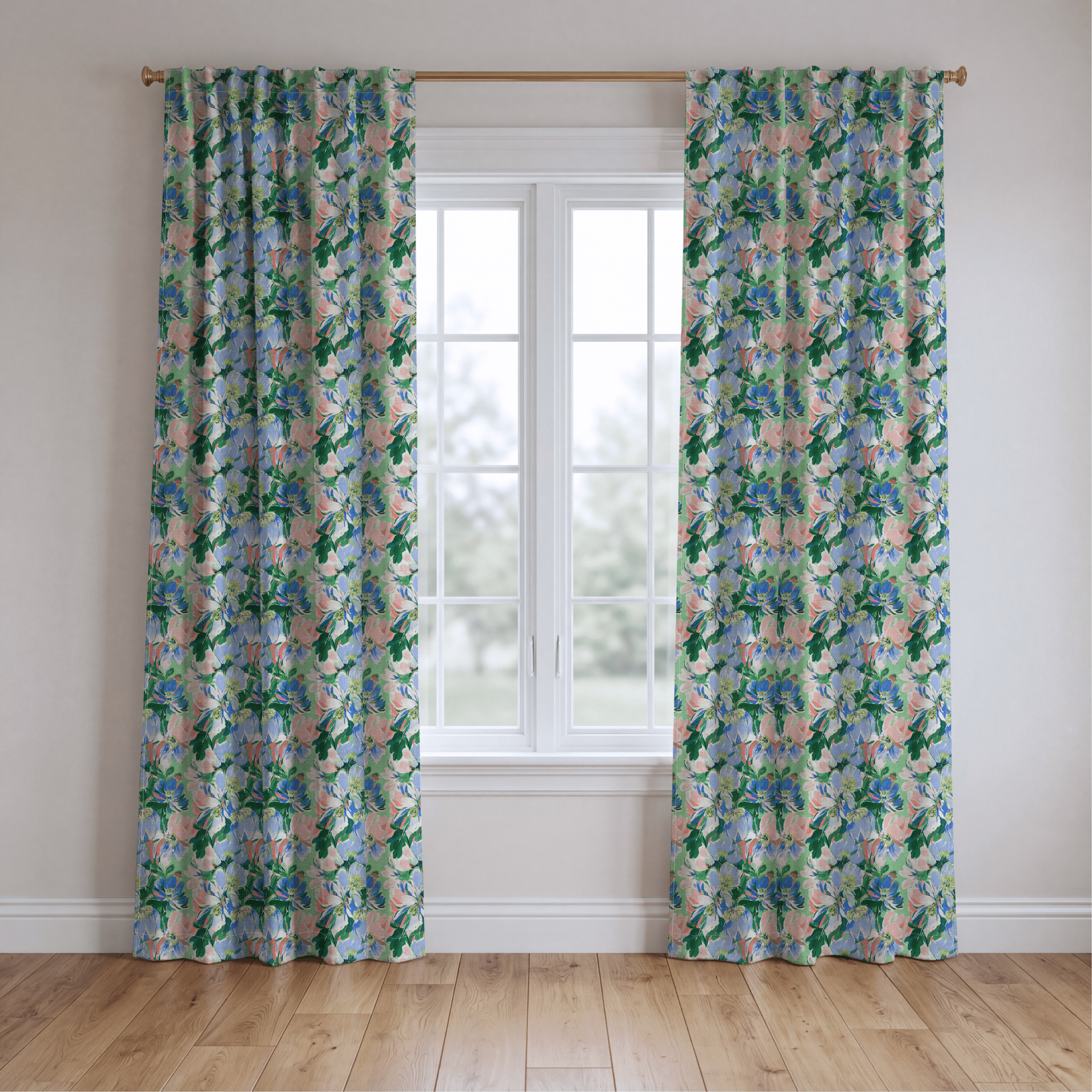 Pastel Morningspng - Curtain Panel - The Drapery