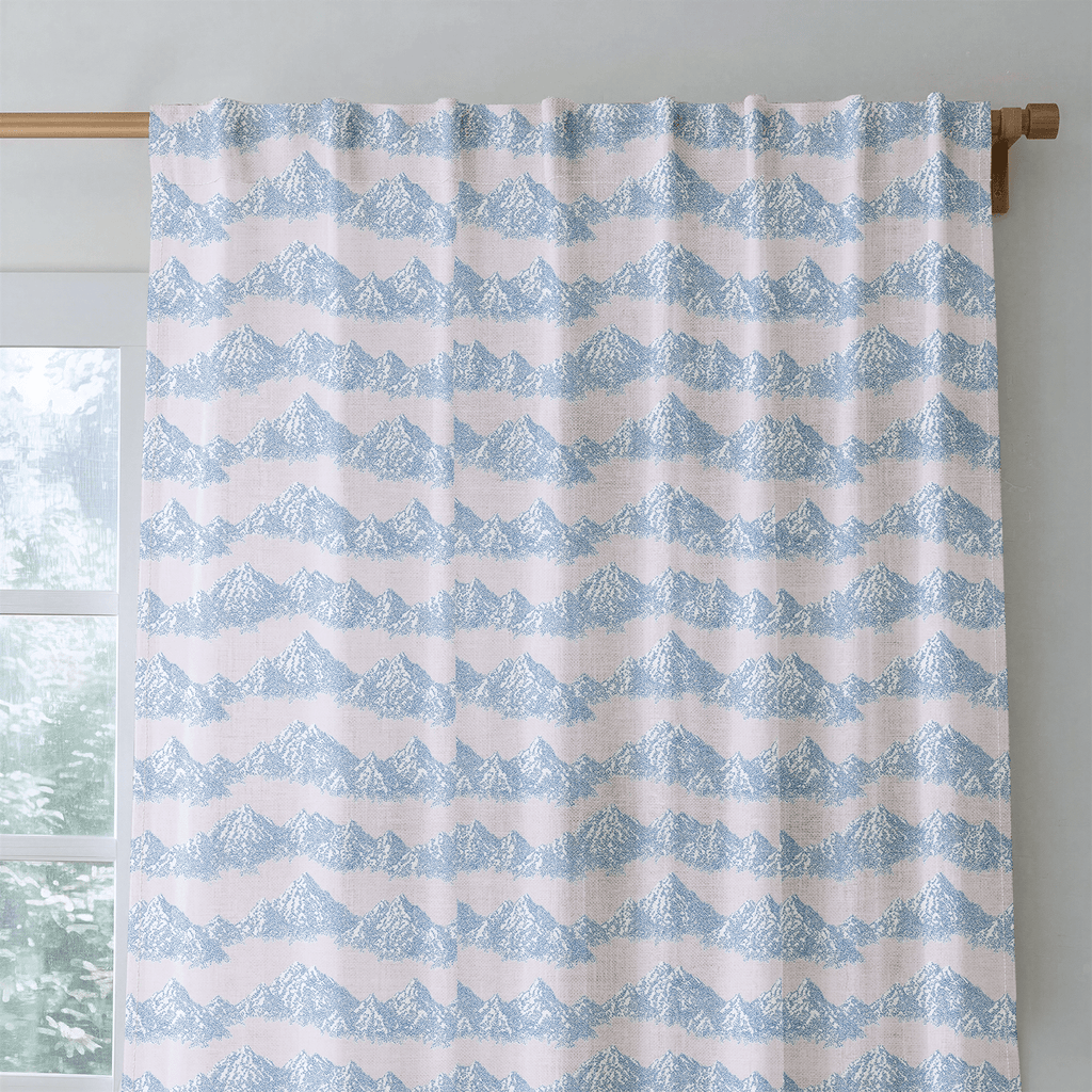 Pastel Mountains - Curtain Panel - The Drapery