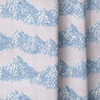 Pastel Mountains - Curtain Panel - The Drapery