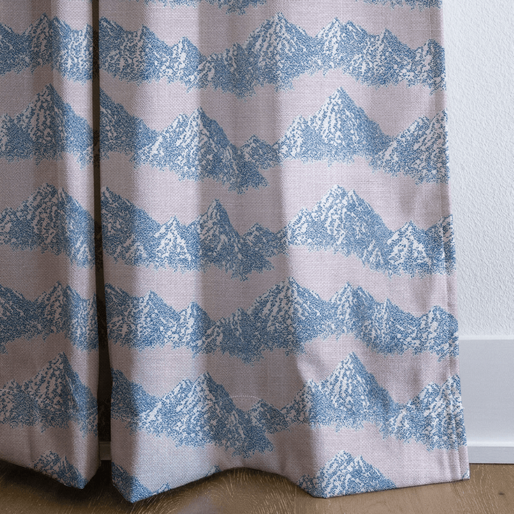 Pastel Mountains - Curtain Panel - The Drapery