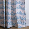 Pastel Mountains - Curtain Panel - The Drapery