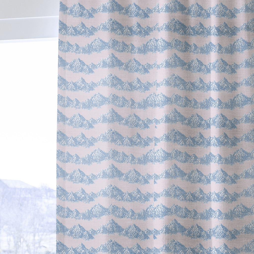 Pastel Mountains - Curtain Panel - The Drapery