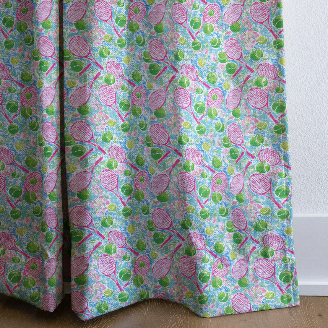 Pastel Tennis - Curtain Panel - The Drapery