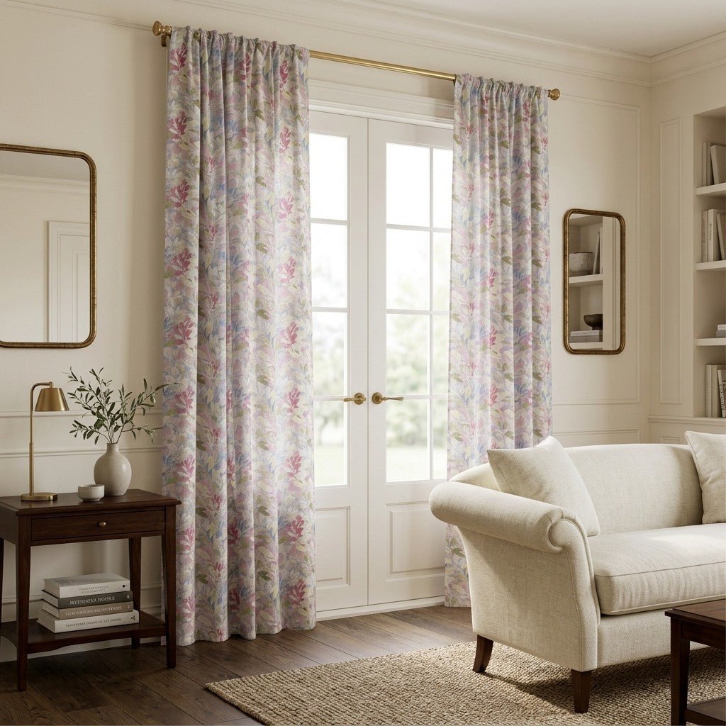 Pastel Verbena - Curtain Panel - The Drapery