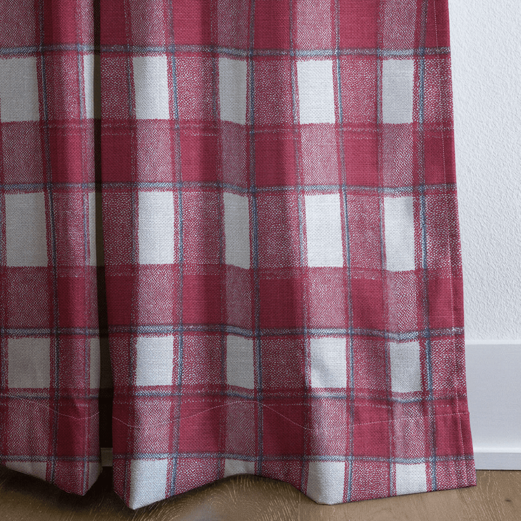 Patchwork Gingham - Curtain Panel - The Drapery