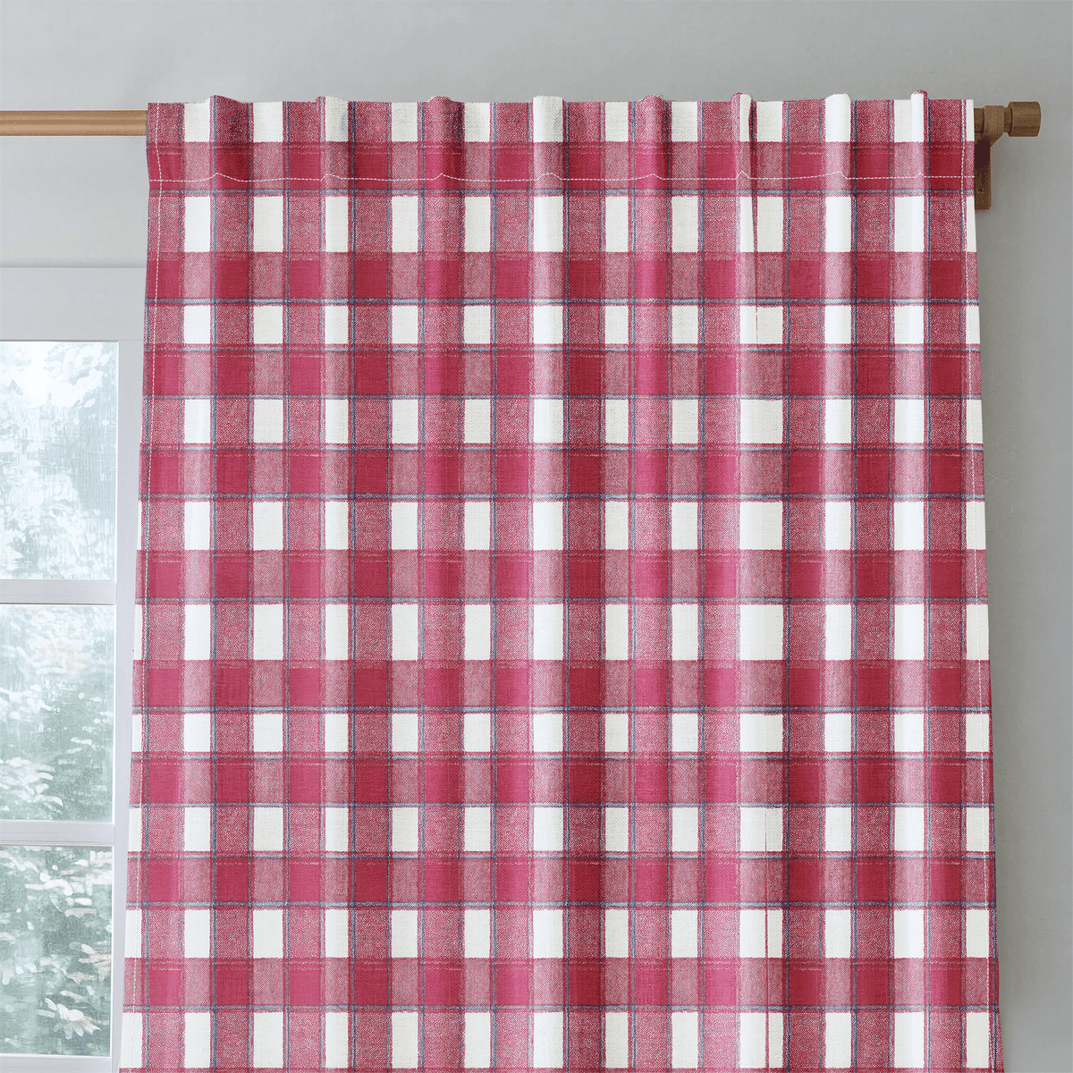 Patchwork Gingham - Curtain Panel - The Drapery