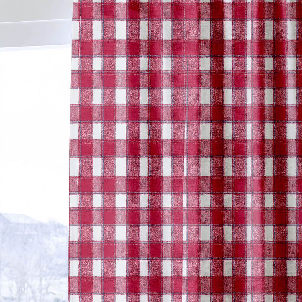 Patchwork Gingham - Curtain Panel - The Drapery