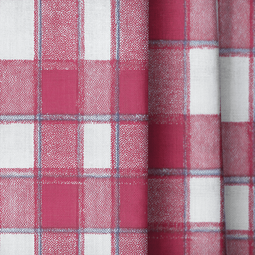 Patchwork Gingham - Curtain Panel - The Drapery