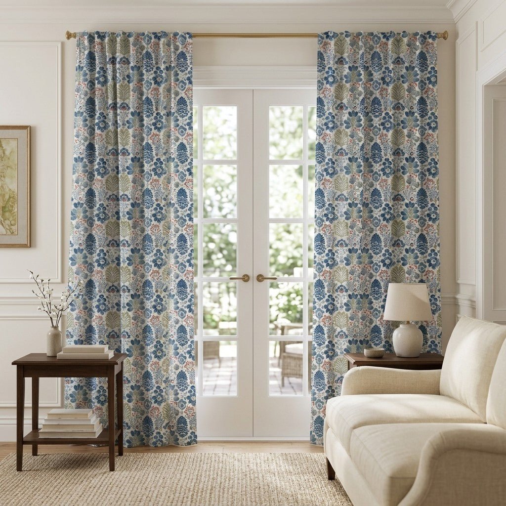 Patchwork Petal - Curtain Panel - The Drapery