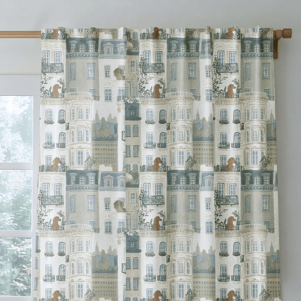 Patio Paws - Curtain Panel - The Drapery